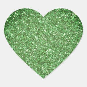 Sticker Cœur Saint Patrick’s day scintillant parties scintillan