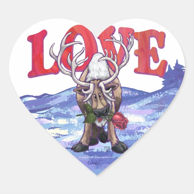 Sticker Cœur Saint Valentin (Devant)