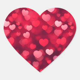 Sticker Cœur Saint Valentin coeur Arrière - plan