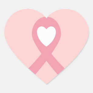 Sticker Cœur Sensibilisation au cancer du sein