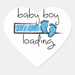 Sticker Cœur Slogan Baby Boy est un loading.