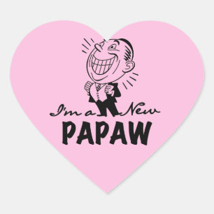 Sticker Cœur Souriant de nouveaux t-shirts et cadeaux Papaw