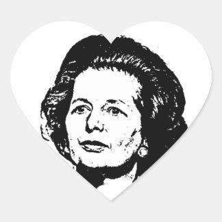 Sticker Cœur Souvenirs de Margaret Thatcher