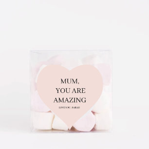 Sticker Cœur Special Personnalisé MUM Vous Êtes Extraordinaire 