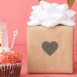 Sticker Cœur Spectacle de guépard - Feline Frenzy : Coloré