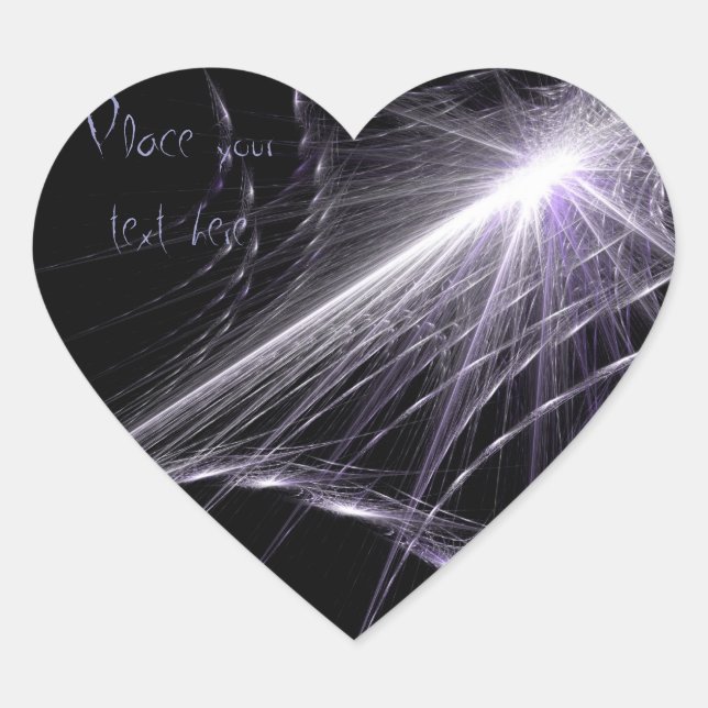 Sticker Cœur Spider Web (Devant)