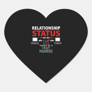 Sticker Cœur Statut de la relation infirmière
