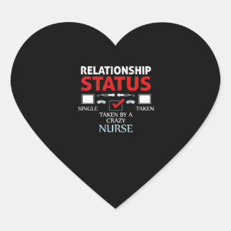 Sticker Cœur Statut de la relation infirmière