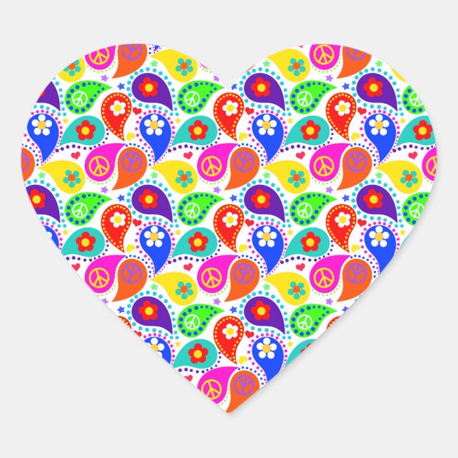 Sticker Cœur SYMBOLE PÂTISSERIE | Forme cardiaque (Devant)