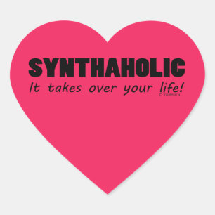 Sticker Coeur Synthaholic