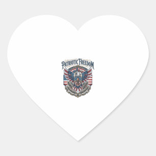 Sticker Cœur T-shirt graphique vectoriel Fierté cajun patriotiq