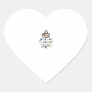 Sticker Cœur T-Shirt Inspiration pour Coiffeur Salon de Beauté 