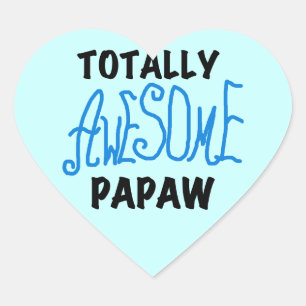 Sticker Cœur T-shirts et cadeaux Papaw absolument géniaux