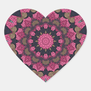 Sticker Cœur Tapis perse