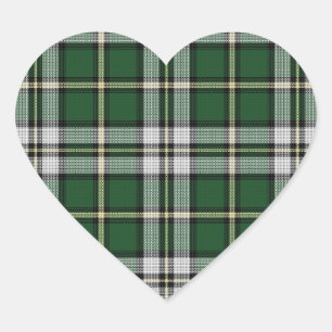 Sticker Cœur Tartan de Breton de cap