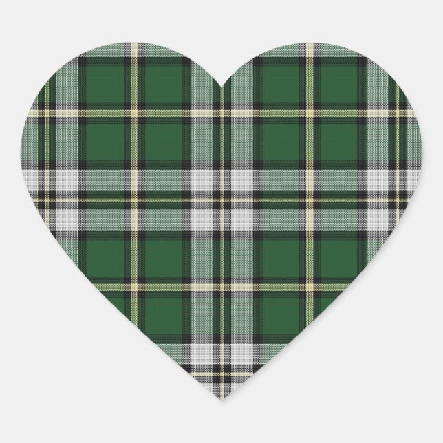 Sticker Cœur Tartan du Cap-Breton (Devant)