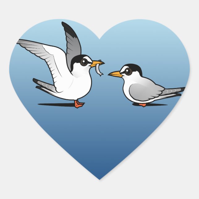 Sticker Cœur Tern Love (Devant)