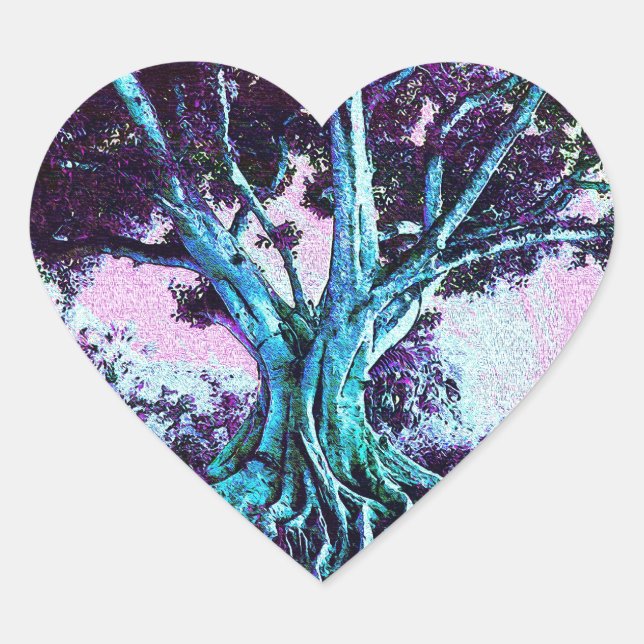 Sticker Cœur Tree of Life (Devant)