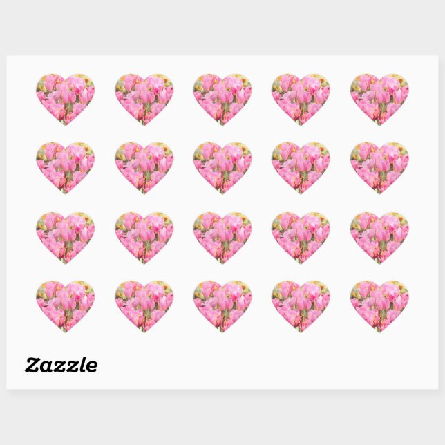 Sticker Cœur Tulip [Heart-shaped Seal] (Feuille)