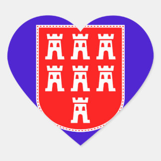 Sticker Cœur Un cœur pour la Saxe
