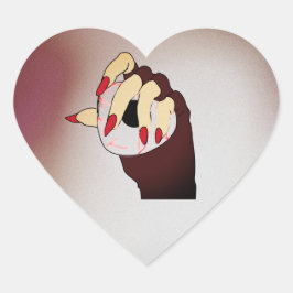 Sticker Cœur Une Touche de vision de Trippy