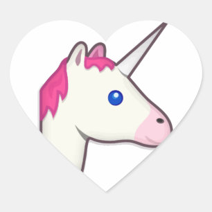 Sticker Cœur unicorne emoji