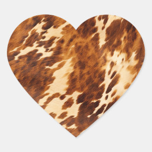 Sticker Cœur Vachette Brown
