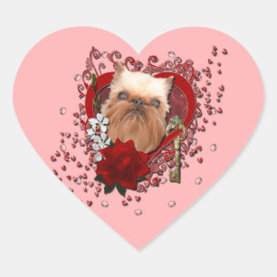 Sticker Cœur Valentines - clé à mon coeur - griffon de