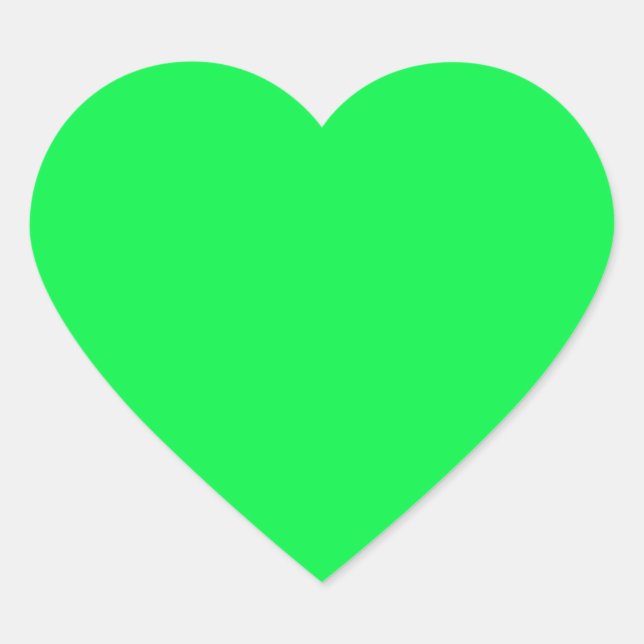 Sticker Coeur Vert (Devant)
