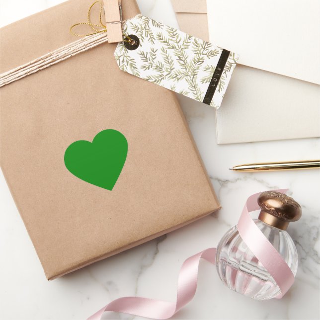 Sticker Cœur Vert (Cadeaux)