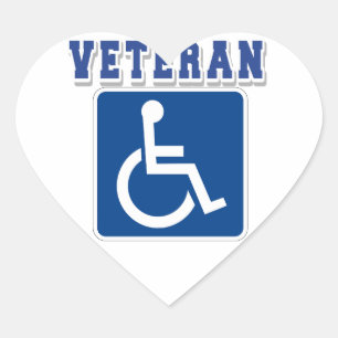 Sticker Cœur Vétérinaire handicapé handicapé