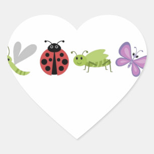 Sticker Cœur Vie du bogue