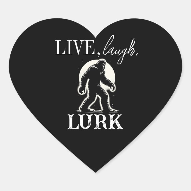 Sticker Cœur Vis, Rires, Lurk (Devant)