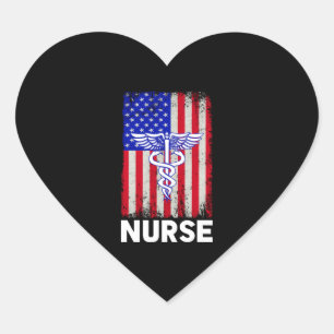 Sticker Cœur Vivre L'Infirmière Scrub Life