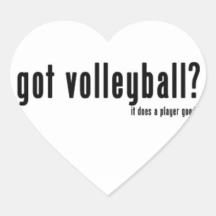 Sticker Cœur Vous avez du volley ?