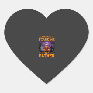 Sticker Cœur Vous pouvez m'effrayer Père Citrouilles d'Hallowee