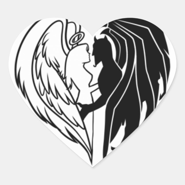 STICKER CŒUR VRAI AMOUR (Devant)