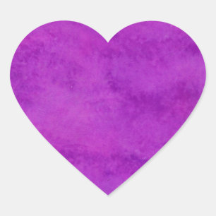 Sticker Cœur Your text here Purple Wash