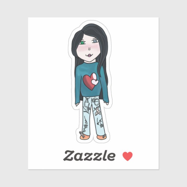 Sticker Coeurs (Feuille)