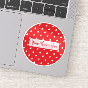 Sticker Cœurs Joyuse Saint-Valentin Moderne Motif D'Amour
