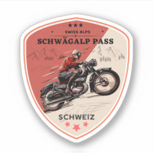Sticker Col de Schwägalp circuit moto suisse–alpes