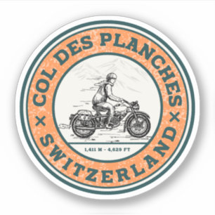 Sticker Col des Planches circuit moto suisse-alpes
