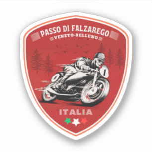 Sticker Col du Falzarego-étape de voyage dans les montag