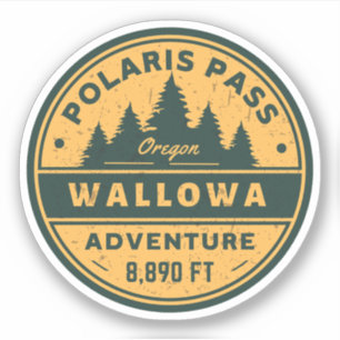 Sticker col polaris col wallowa randonnée Oregon col alpin