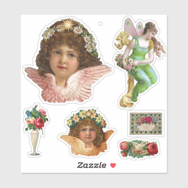 Sticker COLLECTE vintage D'ÉPHÉMÈRE (Feuille)
