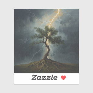 Sticker Collection d'art Strike Tree