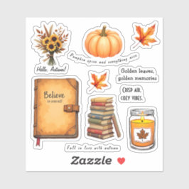 Sticker Collection d'autocollants Bliss d'automne