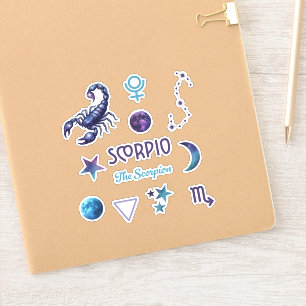 Sticker Collection d'autocollants du zodiaque Scorpion