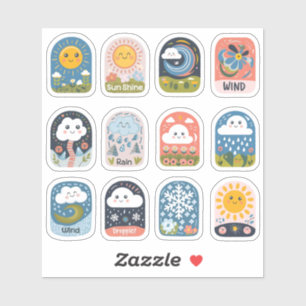 Sticker Collection météorologique - Conception 1