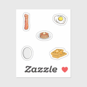 Sticker Collection restauration petit-déjeuner